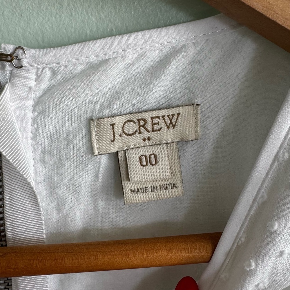 J. Crew White Textured Dress - Picture 4 of 8